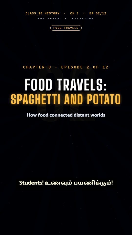 Lesson thumbnail: History Ch3 EP02 Food Travels