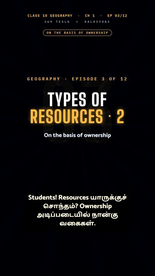 Lesson thumbnail: Geography Ch1 EP03 Ownership of Resources