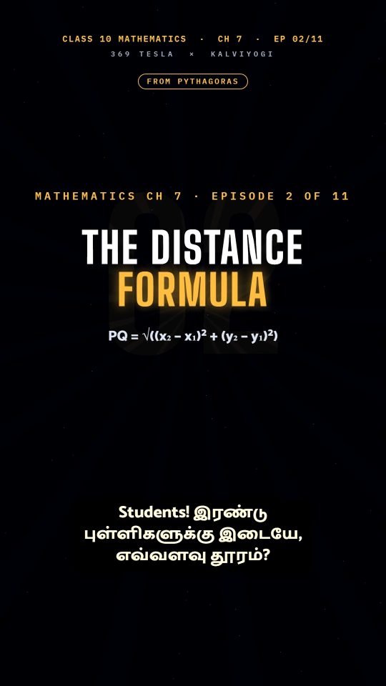 Lesson thumbnail: Mathematics Ch7 EP02 The Distance Formula