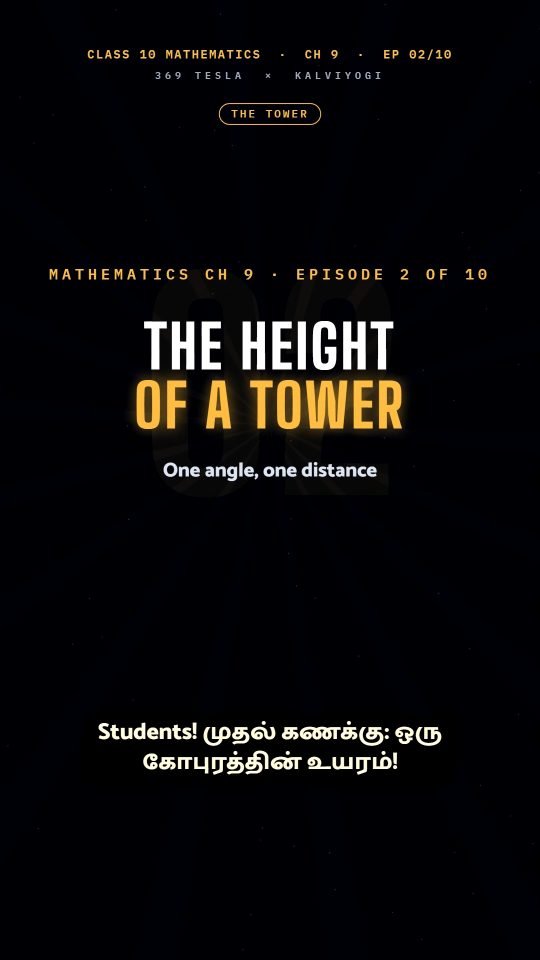 Lesson thumbnail: Mathematics Ch9 EP02 The Height of a Tower