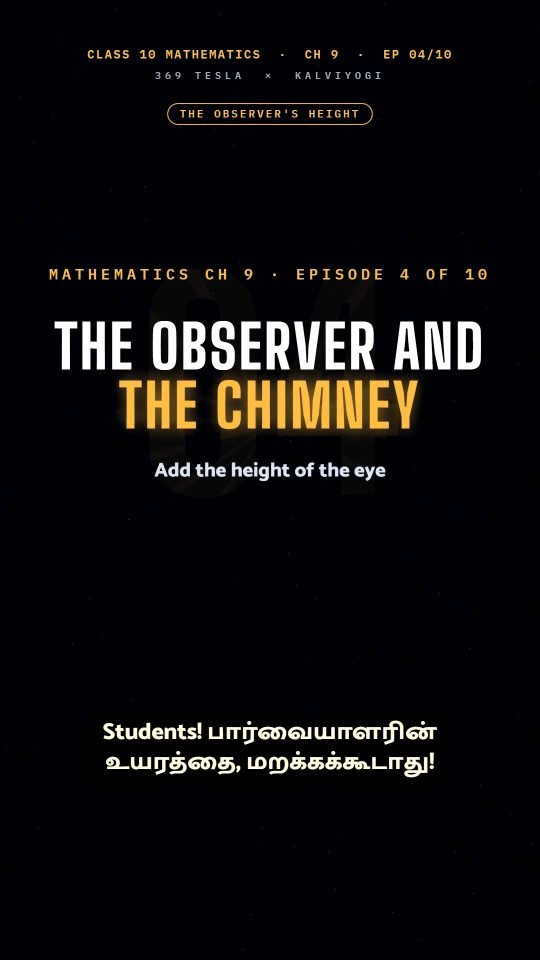 Lesson thumbnail: Mathematics Ch9 EP04 The Observer and the Chimney