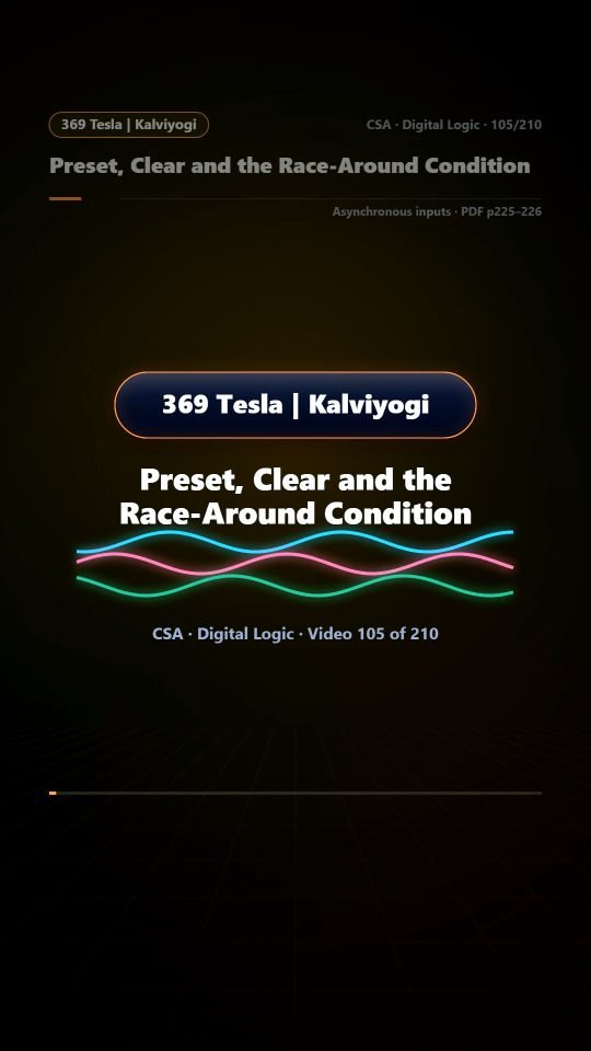 Lesson thumbnail: 105 Preset Clear and the Race Around Condition