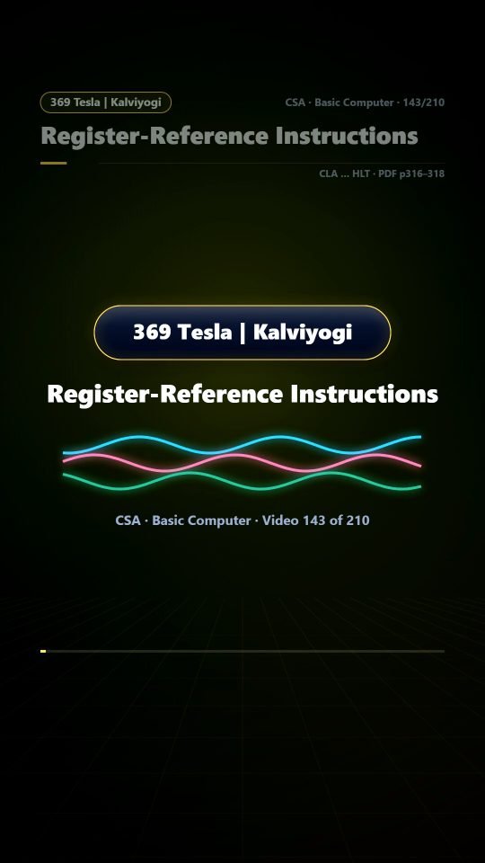 Lesson thumbnail: 143 Register Reference Instructions