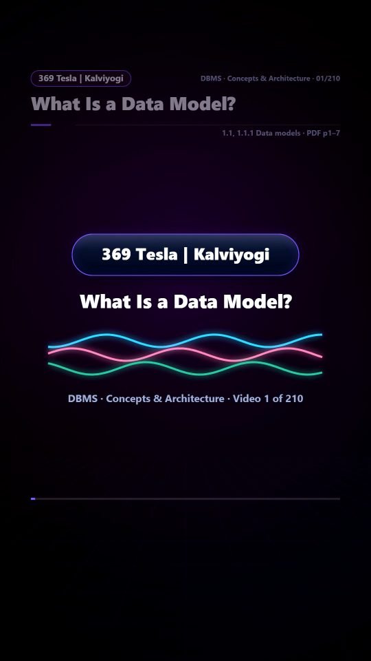 Lesson thumbnail: 01 What Is a Data Model