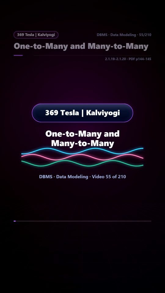 Lesson thumbnail: 55 One to Many and Many to Many