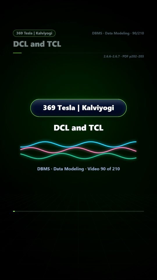 Lesson thumbnail: 90 DCL and TCL