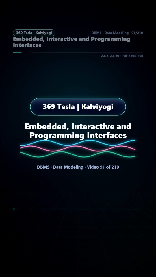 Lesson thumbnail: 91 Embedded Interactive and Programming Interfaces
