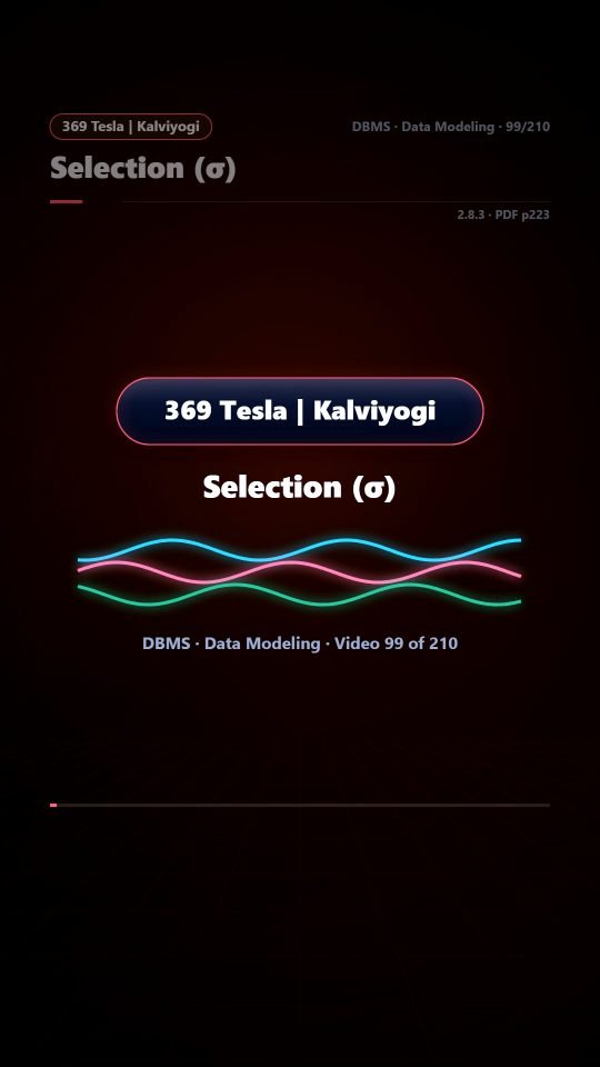 Lesson thumbnail: 99 Selection
