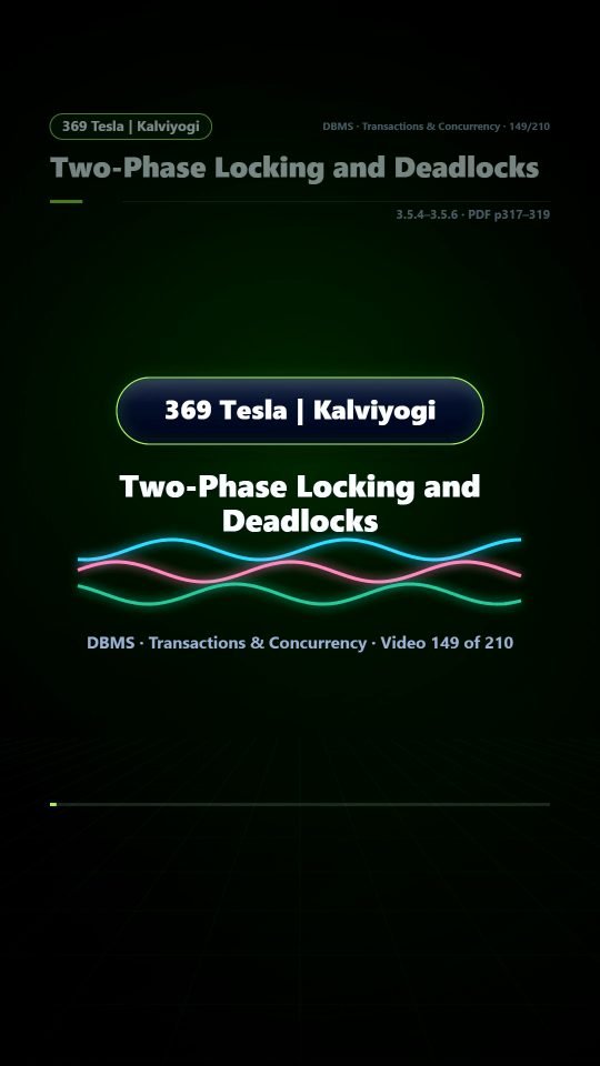 Lesson thumbnail: 149 Two Phase Locking and Deadlocks