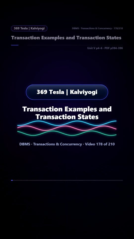 Lesson thumbnail: 178 Transaction Examples and Transaction States