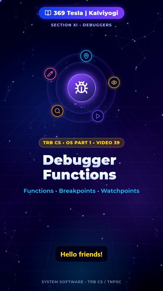 Lesson thumbnail: OS P1 - 39 - Debugger, Breakpoints & Watchpoints