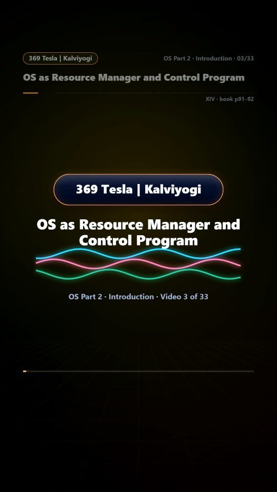 Lesson thumbnail: 03 OS as Resource Manager and Control Program