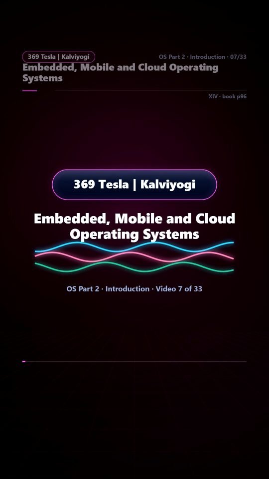 Lesson thumbnail: 07 Embedded Mobile and Cloud Operating Systems