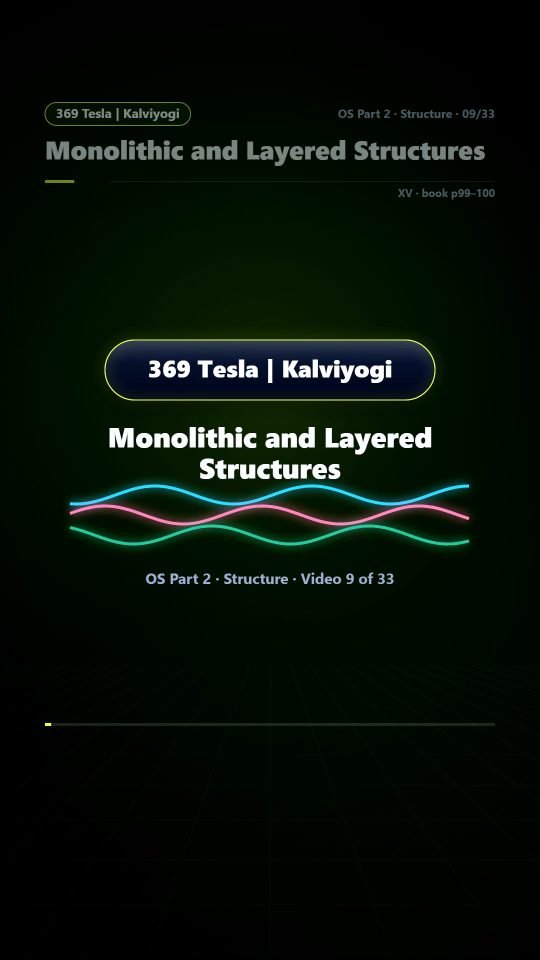 Lesson thumbnail: 09 Monolithic and Layered Structures