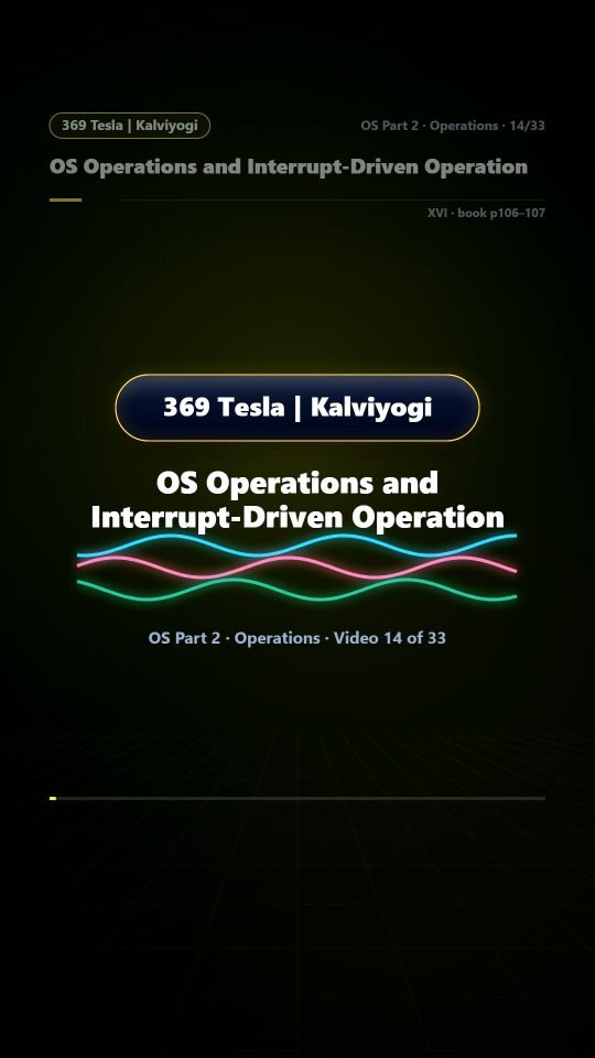 Lesson thumbnail: 14 OS Operations and Interrupt Driven Operation