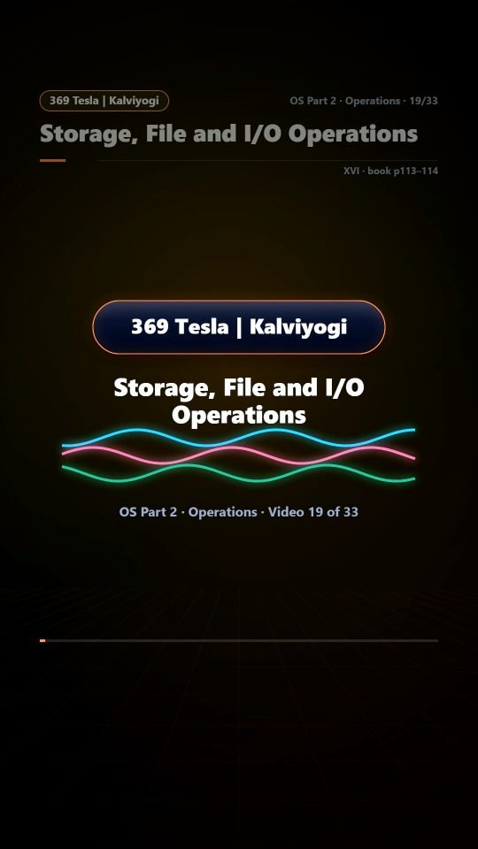 Lesson thumbnail: 19 Storage File and I O Operations