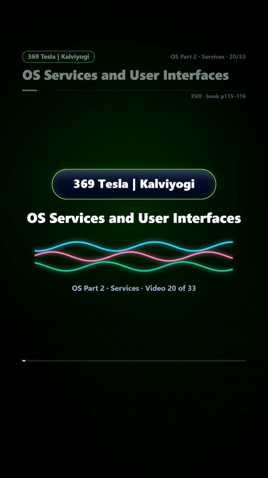 Lesson thumbnail: 20 OS Services and User Interfaces