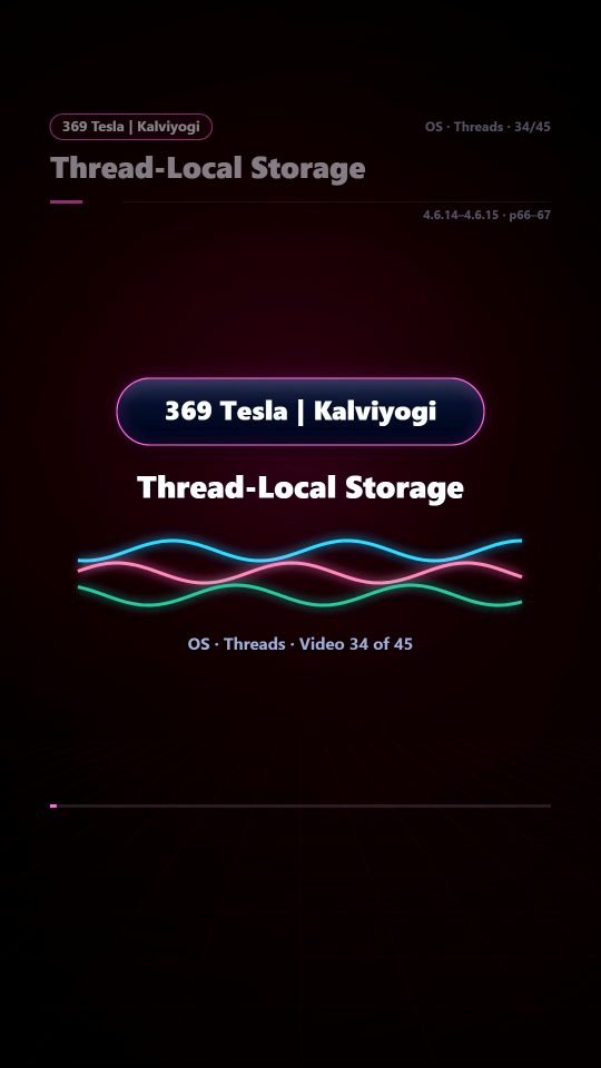 Lesson thumbnail: 34 Thread Local Storage