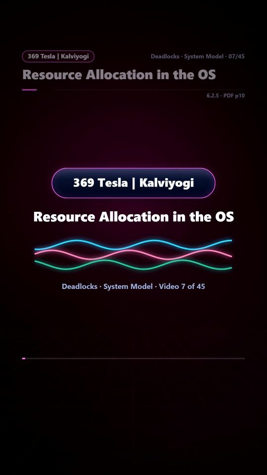 Lesson thumbnail: 07 Resource Allocation in the OS